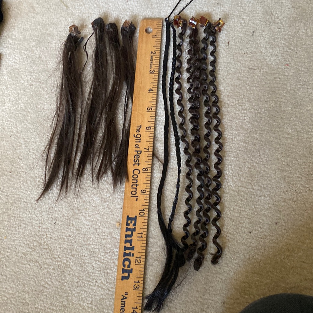 Set Of 10 Clip On Hair Accessories